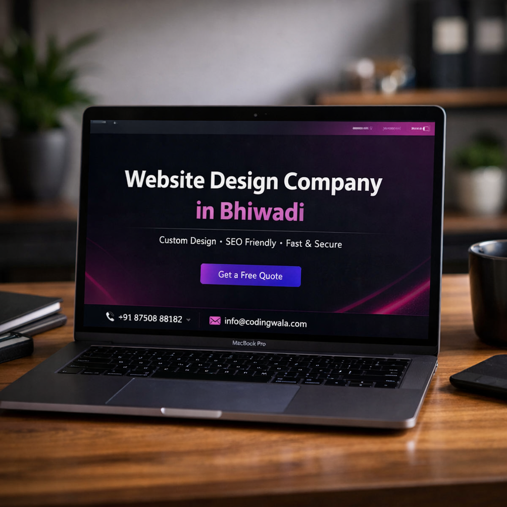 Website design company in Bhiwadi creating custom, SEO-ready, and fast business websites